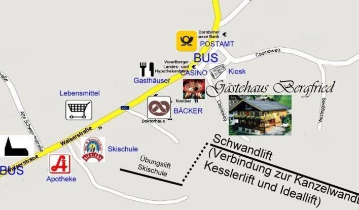 Das Bergfried - Urlaub Zentral Und Ruhig! Apartment Riezlern Bagian luar foto
